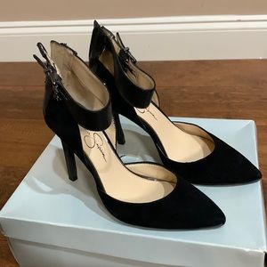 Jessica Simpson suede heels